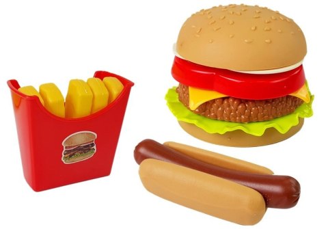 Zestaw Fast Food Hamburger Pizza Hot Dog Słodycze Artykuły Spożywcze
