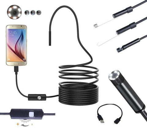 AK252A Endoskop kamera 5,5mm android 5m