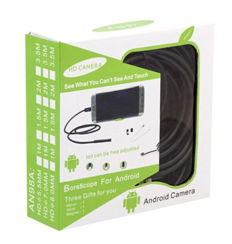 AK252A Endoskop kamera 5,5mm android 5m