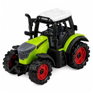 Traktor Farmerski Rolniczy Z Napędem Frykcyjnym Zielony 15 cm