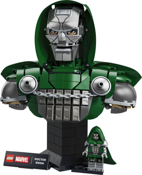 Klocki super heroes 76345 popiersie doktora dooma