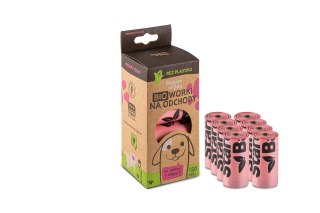 Zolux Starchbag Kompostowalne Bioworki Na Odchody Różowy 15szt