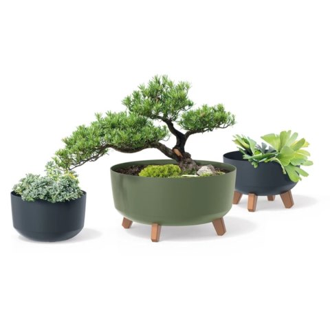 Doniczka Gracia Standard DGRL240 zielona
