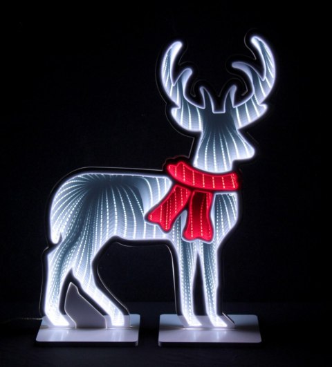 Dekor świąteczny renifer led 60 cm ip20 3m