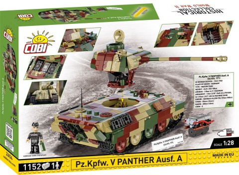 Klocki pz.kpfw.v panther ausf.a 1152 klocki