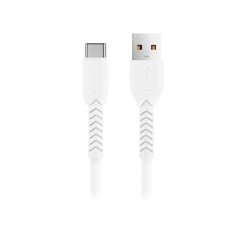 Maxlife kabel mxuc-04 usb - usb-c 1,0 m 3a biały