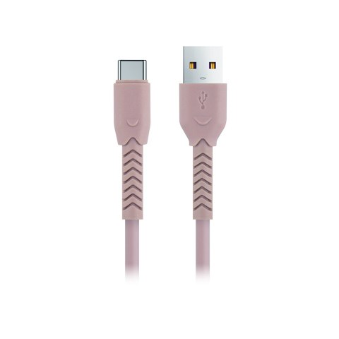 Maxlife kabel mxuc-04 usb - usb-c 1,0 m 3a różowy