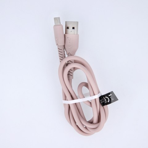 Maxlife kabel mxuc-04 usb - usb-c 1,0 m 3a różowy