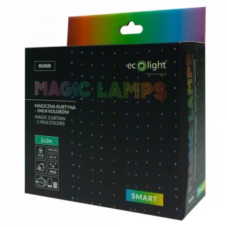 Magiczna kurtyna 400led 2m*2m 1mln kolorów ,dc5v