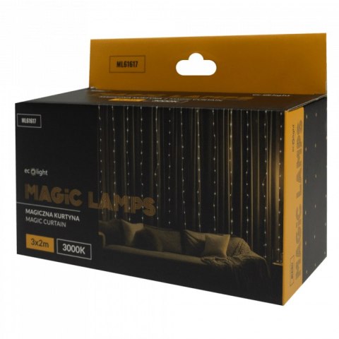 Magiczna kurtyna 400led 3m*2m 3000k,dc5v