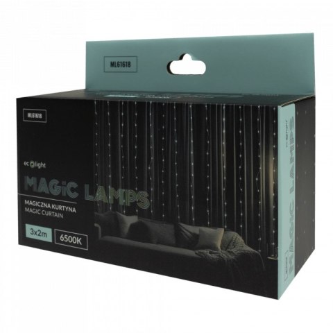 Magiczna kurtyna 400led 3m*2m 6500k,dc5v