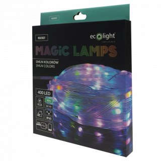 Magiczne lampki 400led 1mln kolorów 40m dc5v