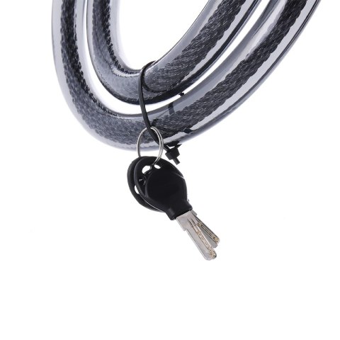 Zapięcie do roweru spiralne na klucz cbl-160 forever outdoor