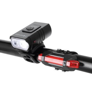 Zestaw lampek rowerowych active blg-200 forever outdoor