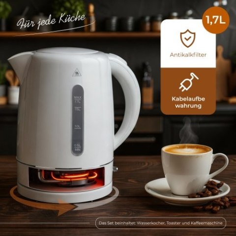 AD 4383 white Ekspres przelewowy do kawy mielonej 1,5l