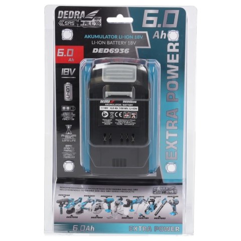 Akumulator 6.0ah 18v li-ion