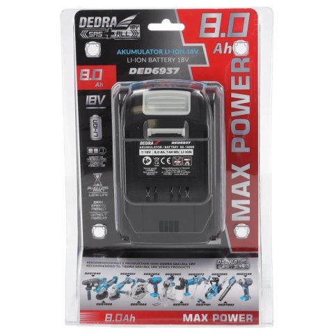 Akumulator 8.0ah 18v li-ion