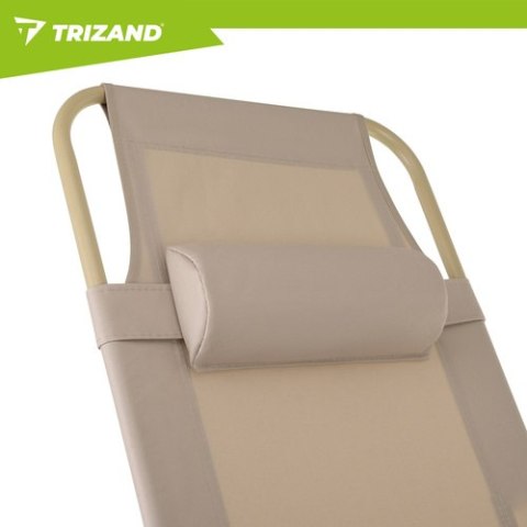 Leżak ogrodowy składany 60x177x30cm Trizand