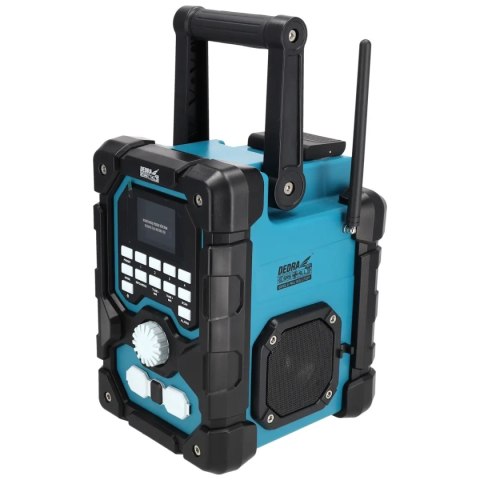 Radio dab+/fm akumulatorowe 18v bluetooth usb
