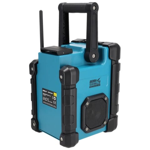 Radio dab+/fm akumulatorowe 18v bluetooth usb