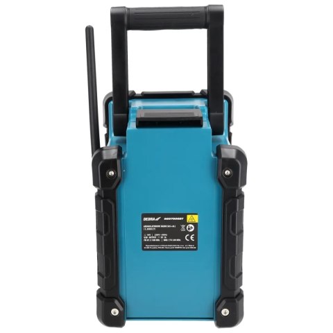 Radio dab+/fm akumulatorowe 18v bluetooth usb