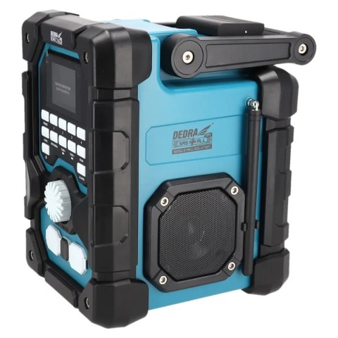 Radio dab+/fm akumulatorowe 18v bluetooth usb