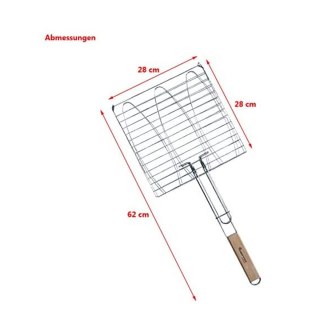 Ruszt do pieczenia ryb potrójny Master Grill MG282