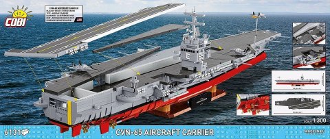 Klocki cvn-65 aircraft carrier 6131 klocków
