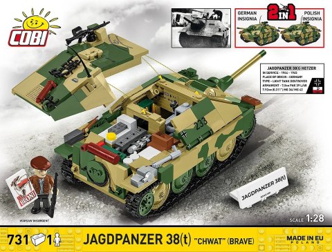 Klocki jagdpanzer 38t chwat 731 klocki