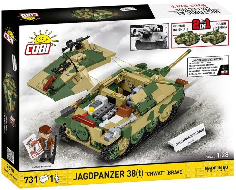 Klocki jagdpanzer 38t chwat 731 klocki