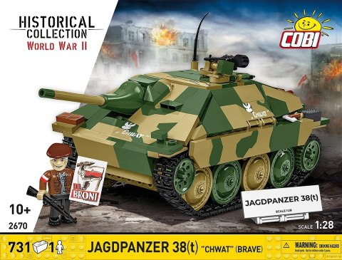Klocki jagdpanzer 38t chwat 731 klocki