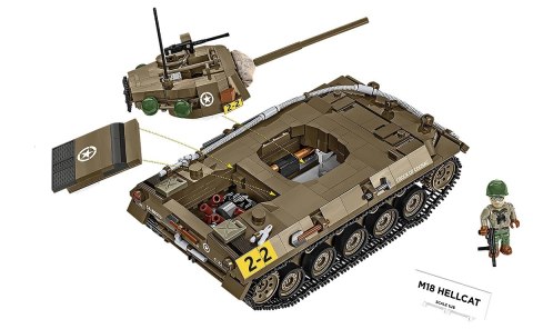 Klocki m18 hellcat 1026 klocków