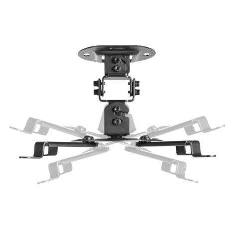 Uchwyt / wieszak sufitowy do projektora Maclean, 54~320mm, do 13,5 kg, rotacja 360 stopni MC-200 B