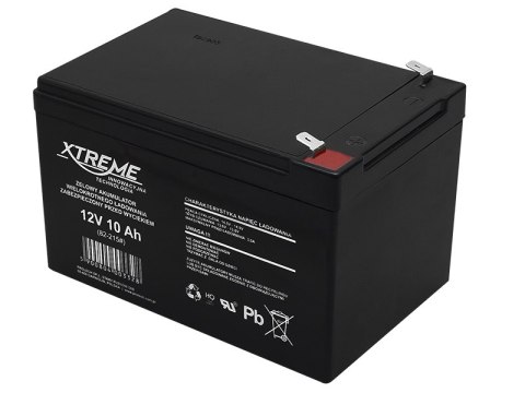 82-215# Akumulator żelowy 12v 10ah xtreme 152x100x95_6,5"