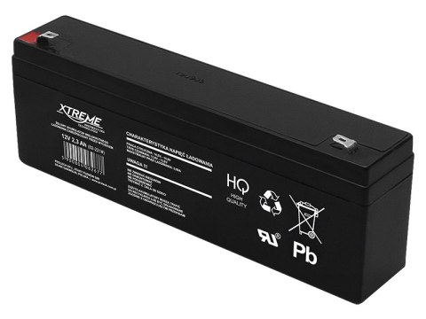 82-221# Akumulator żelowy 12v 2.3ah xtreme 177x64x35_4,8"