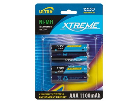 82-602# Akumulator r3 ni-mh aaa 1100mah xtreme 4szt.