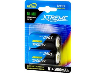 82-603# Akumulator r14 ni-mh 5000mah xtreme 2szt.