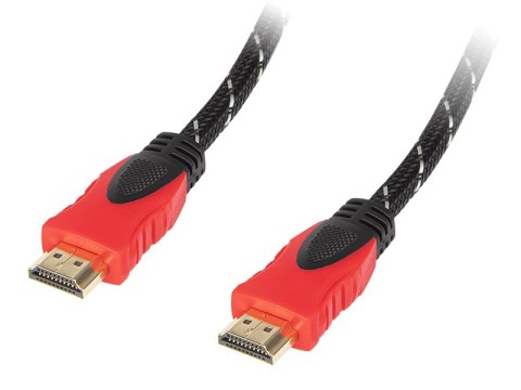 92-051# Przyłącze hdmi-hdmi red 4k 1.0m proste`
