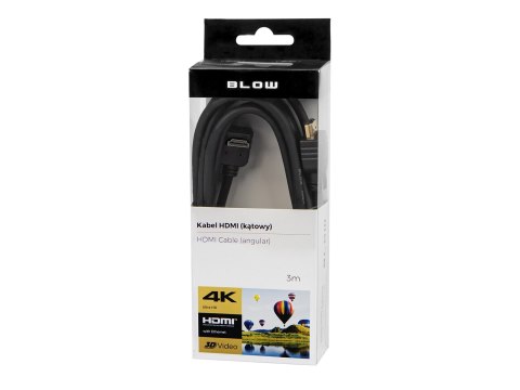 92-604# Przyłącze hdmi-hdmi classic kątowe 3m