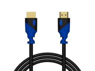 92-638# Przyłącze hdmi-hdmi blue proste 3m 4k`