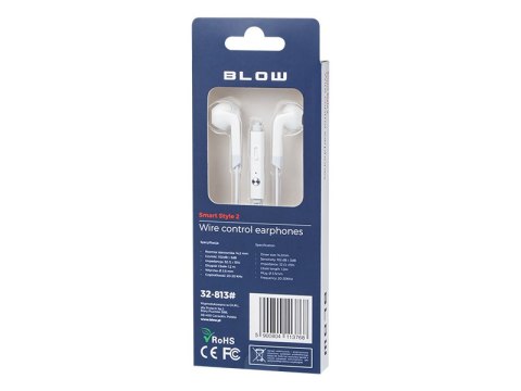32-813# Słuchawki blow b-17 white douszne jack 3,5mm"
