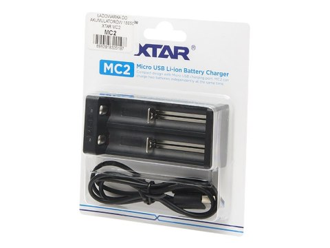 75-449# Ładowarka xtar mc2 do akumulator 18650"