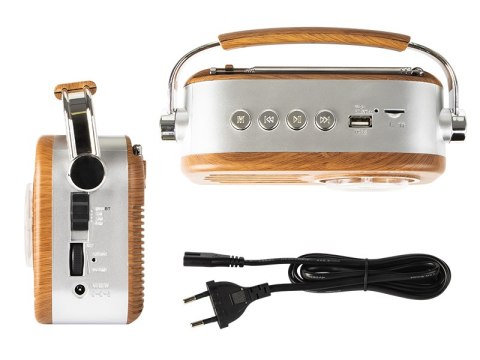 77-532# Radio przenośne analogowe fm bt blow ra3 retro`