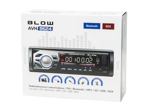 78-269# Radio blow avh-8624 rds mp3/usb/micro sd/bluetooth fm/am"