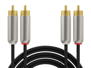 91-251# Przyłącze 2xrca metal 2,5m