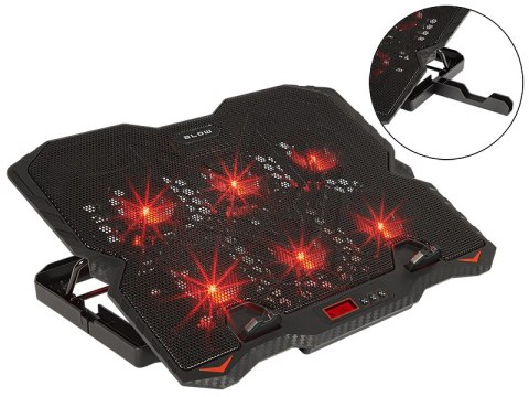 66-367# Podstawka chłodząca laptop 6 fan ventus
