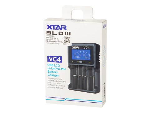 75-450# Ładowarka xtar vc4 do akumulator 18650"