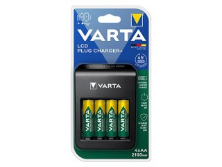 75-474# Ładowarka lcd plug+4xaa 2100mah varta 56706`