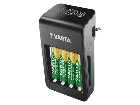 75-474# Ładowarka lcd plug+4xaa 2100mah varta 56706`