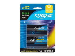 82-606# Akumulator r6 ni-mh aa 800mah xtreme do lamp solarnych 4szt.